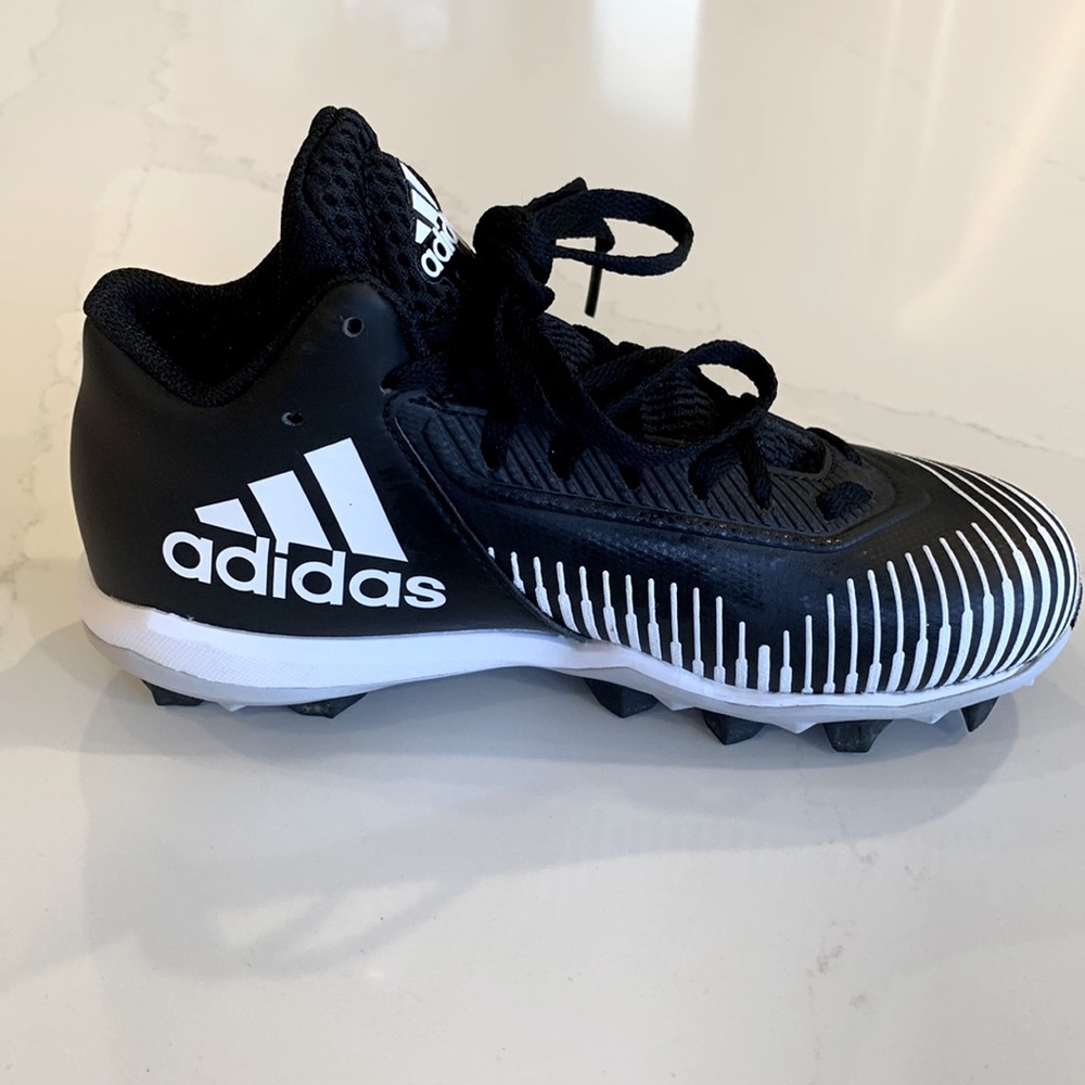 Black Adidas Bounce Football Cleats size 2
